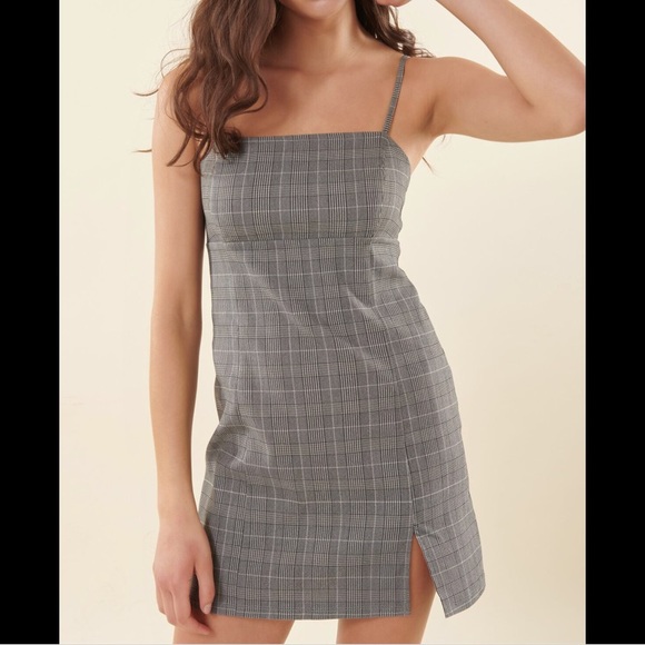 Garage Dresses & Skirts - 🆕 GARAGE “As If” Dress Plaid Thin Strap Mini